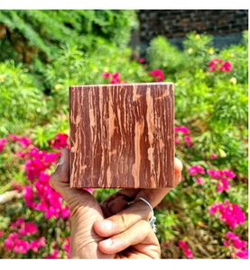 Đào Moonstone cube bán quý đá mã não với kết cấu mịn màng và phong phú màu sắc tự nhiên hoàn hảo cho phòng khách trang trí nội thất hiển thị - Product Image 1