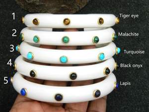 Estilo indio antiguo 2024 joyería de mano de cuerno asequible pulsera de cuerno para mujeres y niñas brazalete de moda antiguo uso de joyería - Product Image 3