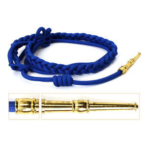 Cordons d'épaule bleus en gros, cordons d'épaule de haute qualité, accessoires d'uniforme, lanières, cordons d'épaule avec service OEM - Product Image 1