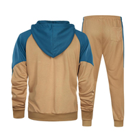 Survêtement en molleton 100% coton pour homme, taille plus, vintage, à capuche, uni, écologique, de haute qualité, imprimé sur mesure, pour le jogging d'hiver