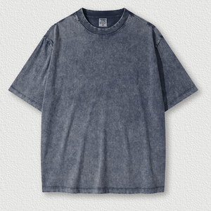 Fabricante de camisetas de algodón 100% de diseñador personalizado Heavyweight 300 Gsm Oversize Black Boxy Cropped T Shirt para hombres - Product Image 4