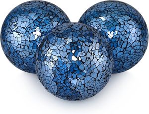 Esfera de vidrio de mosaico creativo hecho a mano adornos de bola decorativos para el hogar para regalo - Product Image 4