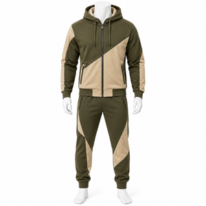 Conjunto Deportivo para Hombre, Tallas Grandes, Estilo Urbano, 100% Algodón Transpirable, con Diseño de Logotipo Personalizado - Product Image 3