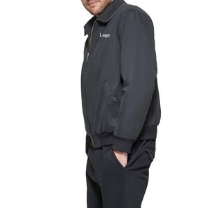 แจ็กเก็ตบอมเบอร์แจ็กเก็ตผ้าฝ้ายสำหรับผู้ชายผ้าโพลีเอสเตอร์สไตล์ไฮสตรีท - Product Image 3