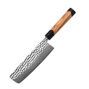 2025 nouveauté personnalisable en gros ODM damas acier inoxydable 5 pièces dentelé bleu Steak Chef couteaux lame en acier au carbone - Product Image 2