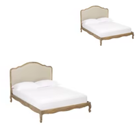 Lit en bois Meubles de chambre à coucher au design moderne Qualité supérieure Prêt à exporter Fait main d'Indonésie