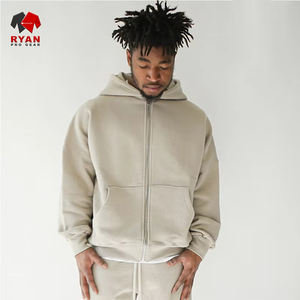 Pull à capuche en polaire pour hommes Poche avant Respirant Polyester Coton mélangé Hiver Casual Streetwear - Product Image 4