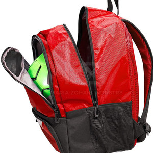 Sac de basketball personnalisable pour entraîneurs - Tissu en nylon, logo personnalisé, grand sac à dos pour équipement, plusieurs poches, voyage de week-end - Product Image 5