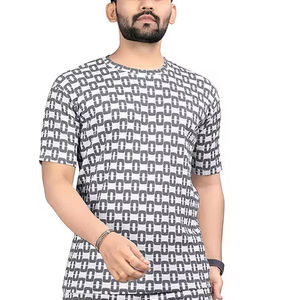 Ensemble de shorts d'été pour hommes, décontracté, en tissu éponge uni, 100% coton, séchage rapide, sportif, logo personnalisé, ensemble de 2 pièces, personnalisé - Product Image 6