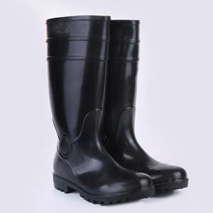 Top-level Rubber Rain <b>Shoes</b> Machinery Construction <b>Safety</b> Rain <b>Shoes</b> Steel Toe Steel Midsole Low Cut Pvc Rain Boots - Product Image 3