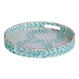 Vente en gros Plateaux en nacre fabriqués à la main Capiz Shell Plateaux de service pour la décoration intérieure de luxe - Product Image 2