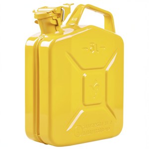 Bidón de Combustible de Acero Galvanizado RAL 1018 Amarillo Zinc, 5L, 0.9mm de Espesor, Dimensiones L230xW120xH310mm, Equipo de Seguridad y Supervivencia-VALPRO - Product Image 3