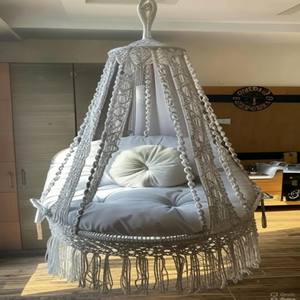 Crafted to Inspire Comfort Unique Handmade Macrame <b>Swing</b> <b>Chair</b> Designs by The Top Knott - Product Image 1