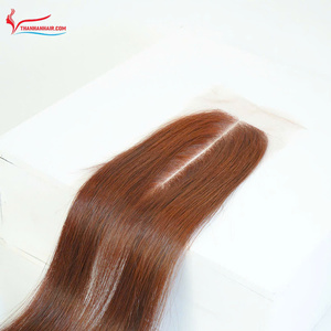Cierre de encaje transparente de alta calidad Cabello humano Remy vietnamita Remy Cierre de encaje transparente y Frontal - Product Image 6