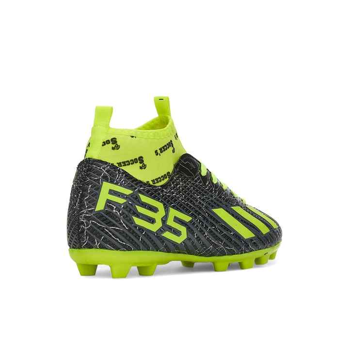 Boys' Football Soccer Shoes with Cranpon Socks and Spikes F35KR