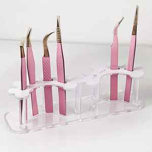 Pince à cils en plastique acrylique présentoir outil d'extension de cils support de stockage grattoir cisailles organisateur écologique Durable - Product Image 2