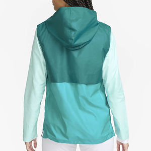 Haute qualité 100% PVC Nylon Anorak coupe-vent veste sur mesure col montant à capuche manteau d'hiver sérigraphié - Product Image 2