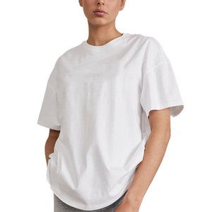 Camisetas informales de manga corta con cuello de pico para mujer, ropa de vestir con estampado personalizado a la moda - Product Image 1