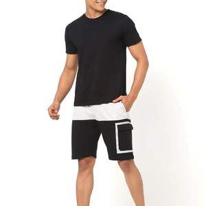 Pantalones Cortos Informales de Algodón Orgánico para Hombre, Pantalones Cortos de Muselina con Cintura Elástica PARA LA Playa - Product Image 4