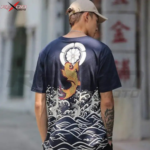 Haute qualité 100% coton hommes T-shirt Style de rue ample Cool imprimé T-shirt décontracté à manches courtes pour hommes 2023 - Product Image 3