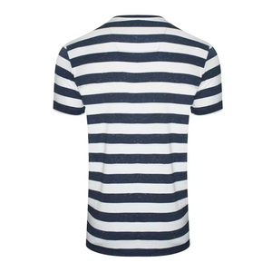 Camiseta informal de alta calidad para hombre, diseño de cuello redondo con estampado forrado, camisetas lisas transpirables y de alta calidad al por mayor - Product Image 2