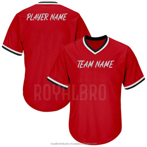 Camisetas de béisbol personalizadas profesionales | Uniformes de equipos deportivos al por mayor | Tela transpirable que absorbe la humedad - Product Image 1