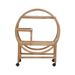 Carrito de Bar Circular de Ratán Único en Oferta, Diseño de Carrito de Servicio, Muebles Sostenibles al por Mayor para Hoteles, Bares y Restaurantes - Product Image 6