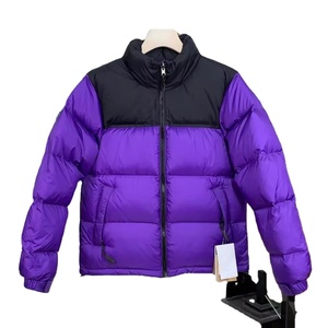 Veste d'hiver matelassée pour homme en gros OEM, cuir tricoté, imperméable, séchage rapide, fermeture éclair, poches, vente en gros personnalisée. - Product Image 2