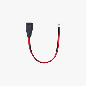 Type C Female Head to PH2.0 Power Supply <b>Cable</b> (2PCS)-Black/Red PH2.0-2P Connector 5V High Efficiency XC009 - Product Image 1