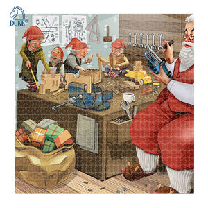 1000 piezas Festival de Navidad Santa Taller Rompecabezas - Product Image 4