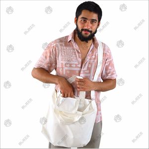 Sac fourre-tout élégant unisexe Style national élégant avec un matériau en coton de haute qualité au toucher doux et une doublure en polyester - Product Image 6
