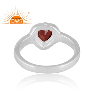 Latest Design 925 Sterling Silver Natural Garnet Gemstone Ring Custom Jewelry For Women Gift For Her - Product Image 2