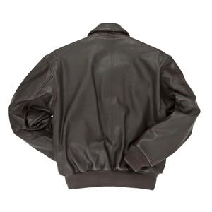 Blouson bombardier long en cuir pour homme Manteau en cuir pleine longueur de qualité supérieure - Product Image 2