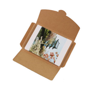 16*10.5*0.5cm Blanc Noir Blanc Kraft Papier Enveloppe Cartes Postales Carte de Voeux Photo Emballage Boîtes - Product Image 2