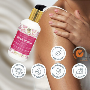Loción Corporal Perfumada Bella Donna, Hidratación Profunda, Efecto Piel Sedosa, Fórmula Natural Hecha a Mano, Producción en Letonia, Marca Privada, Venta al Por Mayor - Product Image 1