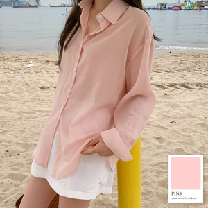Fabricación profesional Camisa de hombro caído Algodón en Corea Estilo callejero Transpirable Holly camisa transparente - Product Image 2