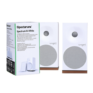 ลำโพงคู่ Spectrum X4 สีขาว 80W กันน้ำ พร้อมรีโมทคอนโทรล DTS สำหรับระบบโฮมเธียเตอร์ เครื่องเล่นเสียง รองรับการ์ดหน่วยความจำ - Product Image 3