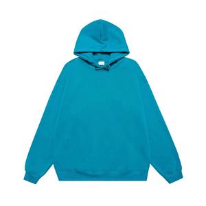 Custom Design No Pocket Hoodie Puff Print Embroidery Hoodie logo Custom Oversized Streetwear <b>Hoodies</b> for Men - Product Image 5