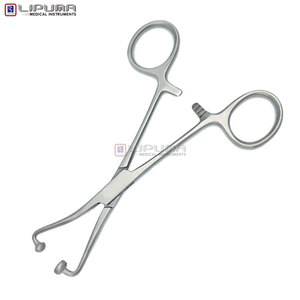 Haute qualité 9 cm boule et douille serviette pince verrouillage Instruments médicaux chirurgicaux 5.25 13.5 cm Durable stérilisable - Product Image 4
