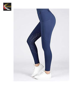 Collants d'équitation personnalisés pour femmes Pantalon en silicone actif Collants d'équitation Grip Culotte d'équitation - Product Image 2