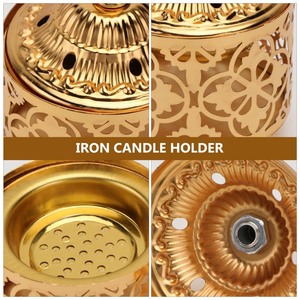 Quemador de Incienso Religioso Personalizado de Color Dorado, Luz Nocturna Bakhoor para Decoración del Hogar, Natural y Duradero - Product Image 5