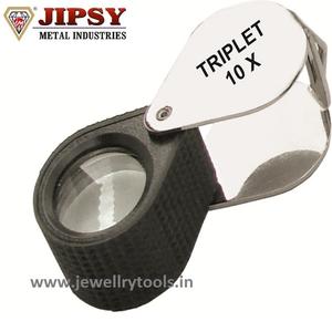 Lupa Profesional para Joyeros, Negra, con Aumento de 10x y Lente Triple de 18 mm para una Inspección Precisa - Product Image 5
