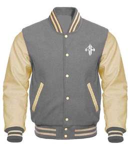 Meilleure qualité 2025 Logo personnalisé veste d'hiver 100% polyester respirant col côtelé veste universitaire par ATLANTIC - Product Image 2