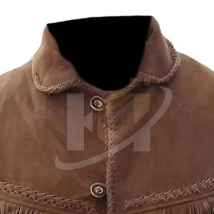 Precio al por mayor de moda de los hombres chaqueta de gamuza PU de alta calidad de los hombres de gamuza chaquetas de invierno - Product Image 5