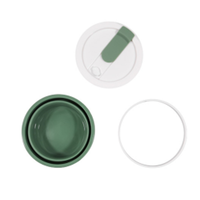 Mug à café pliable en silicone personnalisé avec logo, pour le camping et la randonnée, résistant à la chaleur, 350 ml, réutilisable, anti-fuite, sans BPA, passe au lave-vaisselle