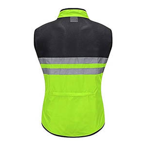 2025 New Design Excellent Quality High visibility <b>reflective</b> safety vest Summer Cycling Vest - Product Image 2