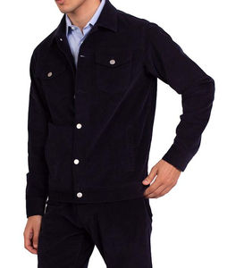 Chaqueta Vaquera Casual para Hombre, 100% Algodón de Alta Calidad, Transpirable, de Secado Rápido, Resistente al Viento, Ecológica, Servicio OEM, Personalizable - Product Image 2