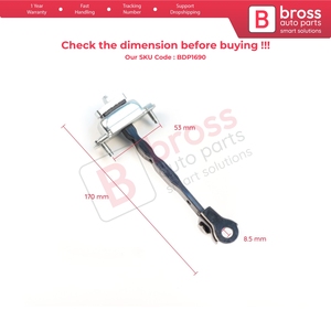 Charnière de porte arrière BDP1690 avec limiteur de freinage pour Impreza 3 4 WRX Exiga Forester 3 SH XV Crosstrek GP Levorg 62124FJ000 - Product Image 5