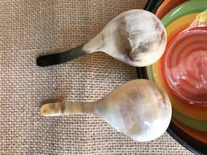 Cuillères élégantes en corne de buffle et de vache Options de vaisselle et de couverts distinctives pour les fêtes - Product Image 3