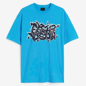 Quality Design 100% Cotton Men T-Shirt High Quality Printing Logo Custom Oversized Mock Neck Heavyweight Quick Dry Breathable - Product Image 5